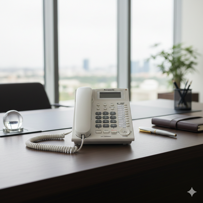 Panasonic KX-TS880MX Integrated Corded Caller ID Landline Phone