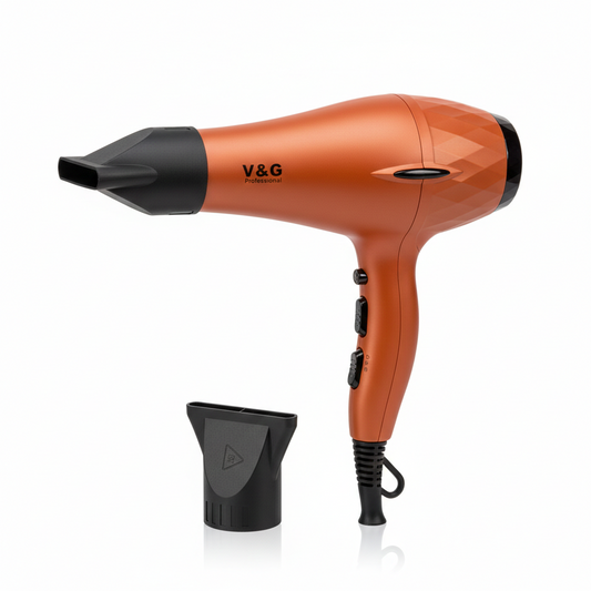 V&G Professional Hair Dryer 5100 – 2500W Super Power AC Motor | Fast Drying Salon-Grade Hair Dryer