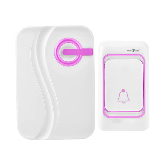 Wireless Bell – Long Range Smart bell with LED Light, Easy Installation, Battery Operated Bell for Home & Office