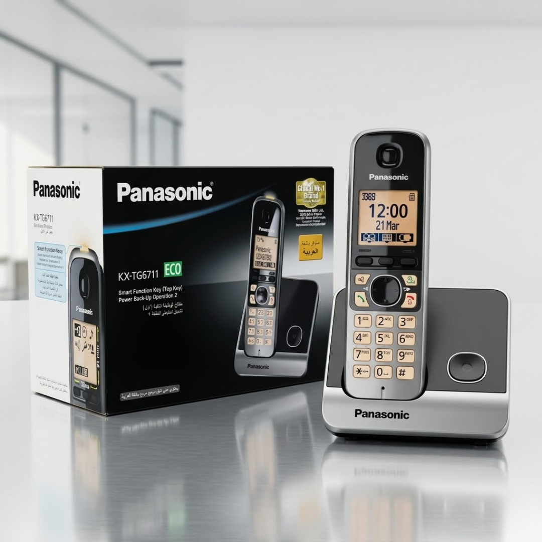 Panasonic KX-TG6711 ECO Digital Cordless Landline Phone