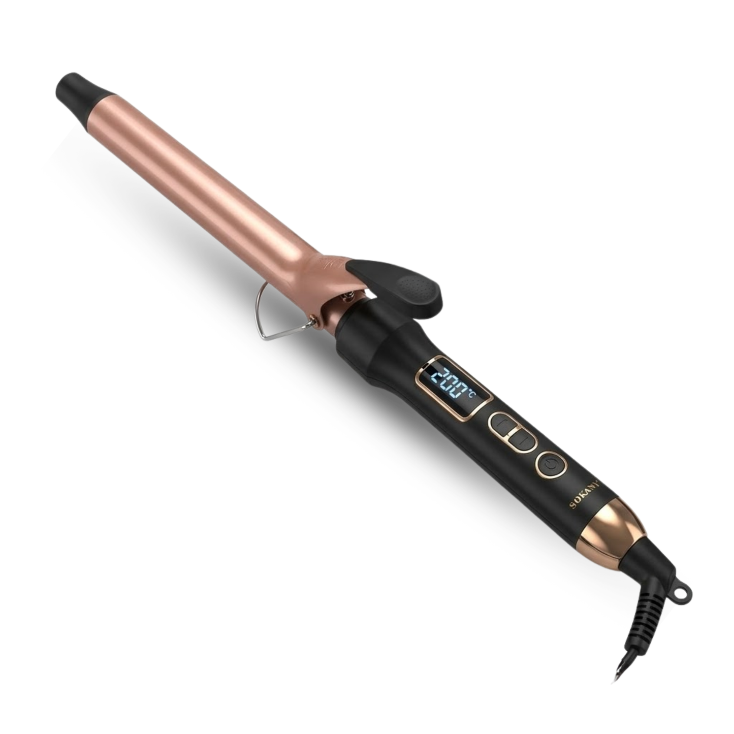 SOKANY SK-673 25mm Hair Curling Iron | Digital Display | Temperature Up to 980°F