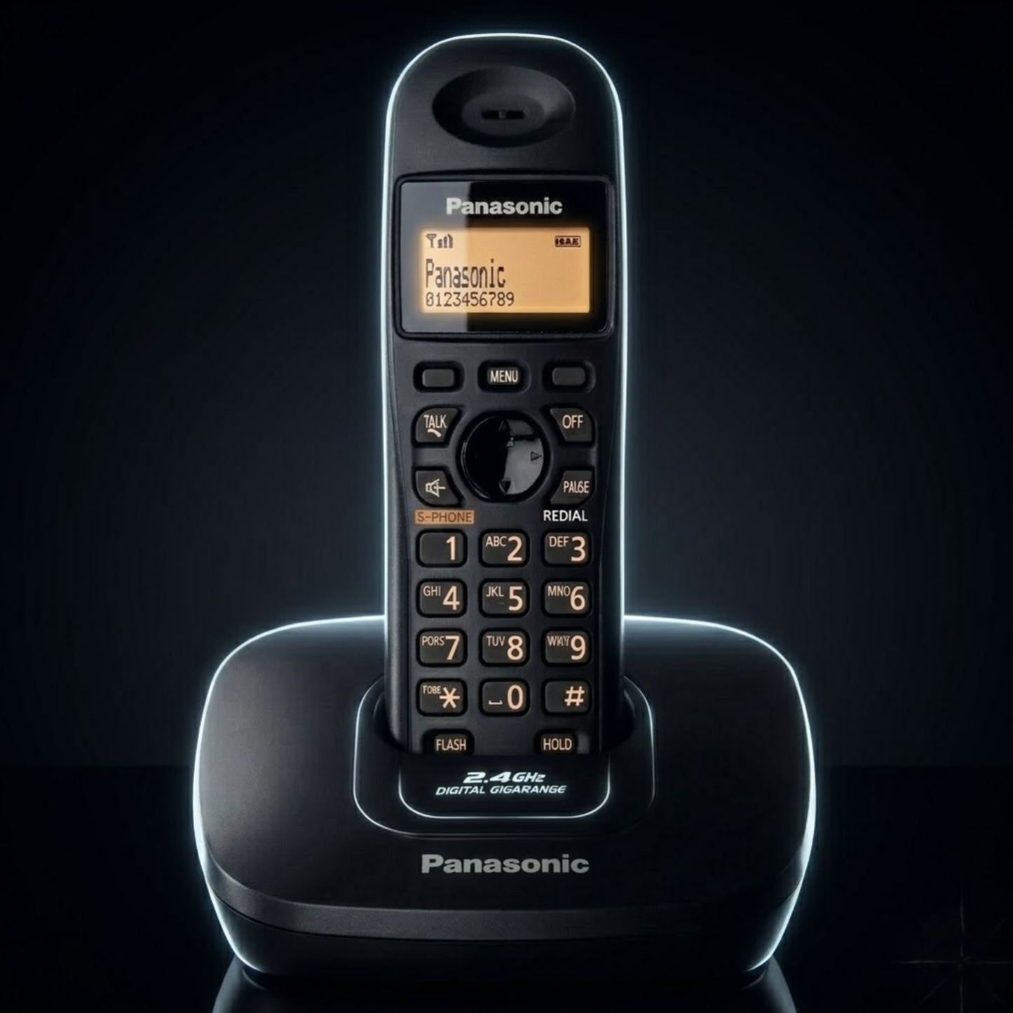 Panasonic KX-TG3611BX 2.4GHz Digital Cordless Landline Phone
