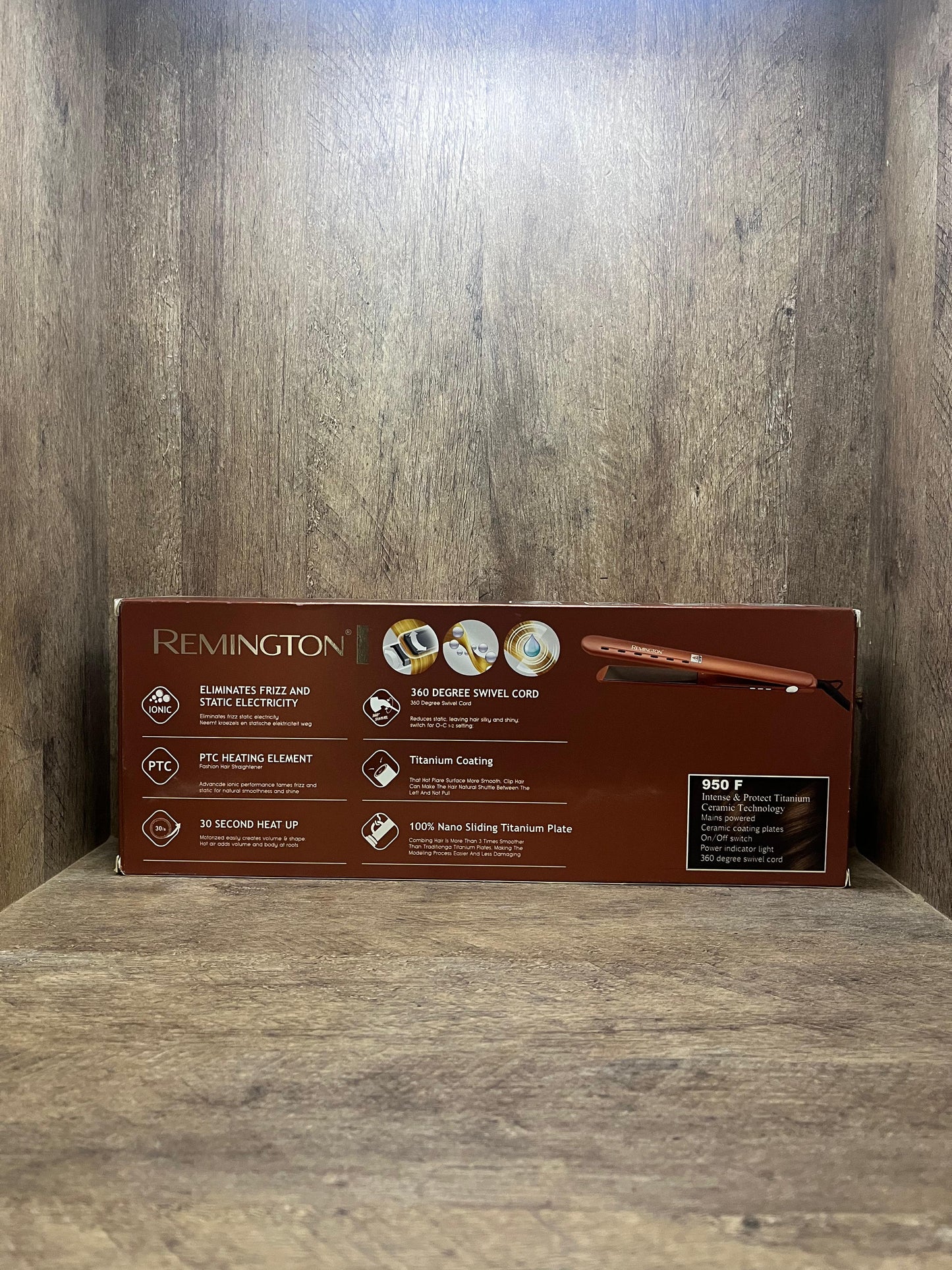 Remington Ceramic Flat Iron Hair Straightener –  with Fast Heating & heat adjustable
