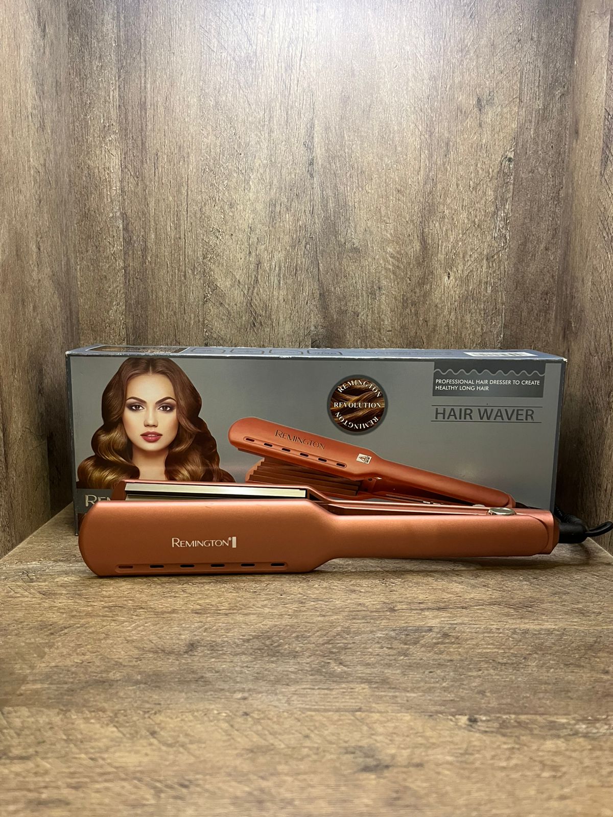Remington Professional Hair Waver Crimper in pink – Heat Adjustable