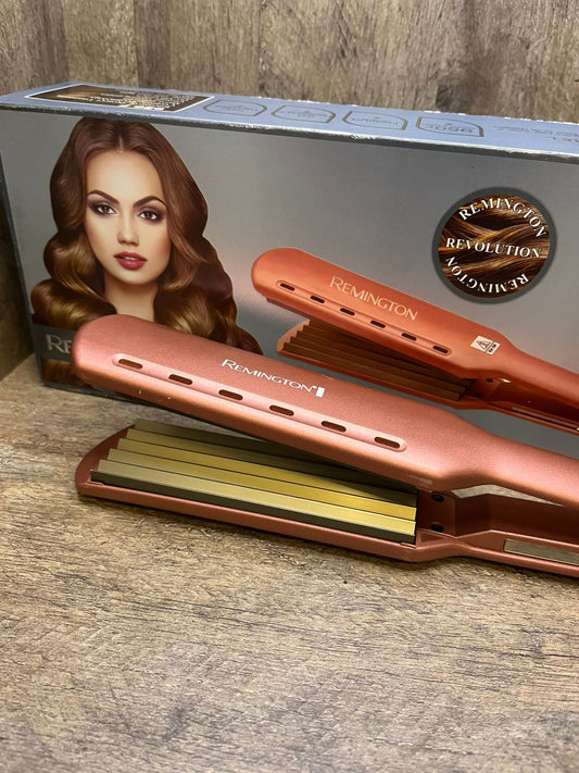 Remington Professional Hair Waver Crimper in pink – Heat Adjustable