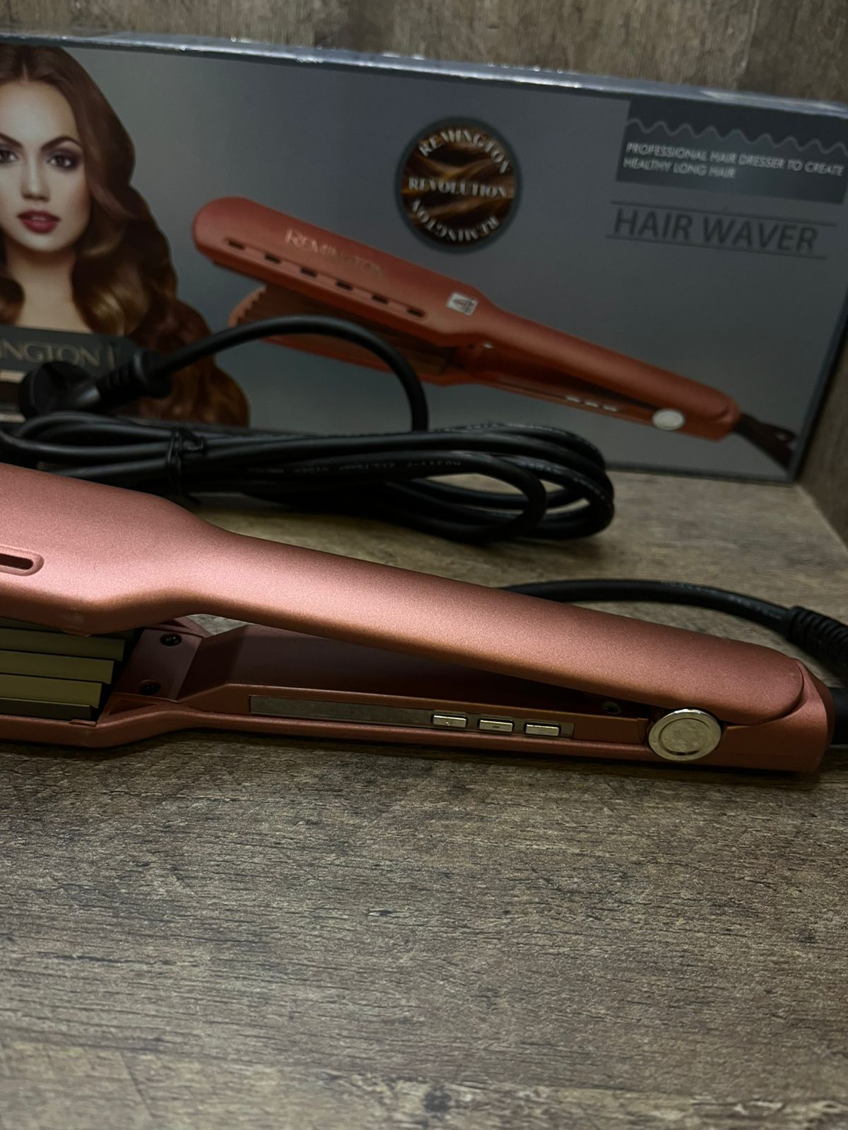 Remington Professional Hair Waver Crimper in pink – Heat Adjustable