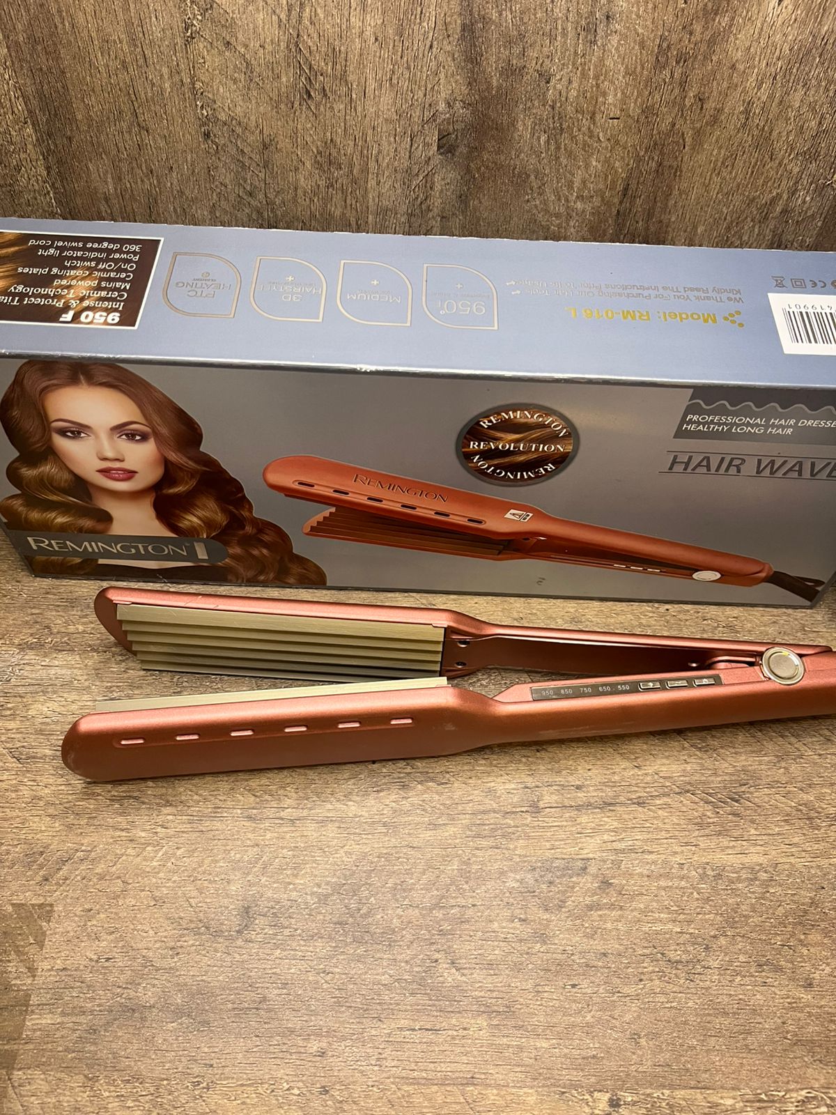 Remington Professional Hair Waver Crimper in pink – Heat Adjustable