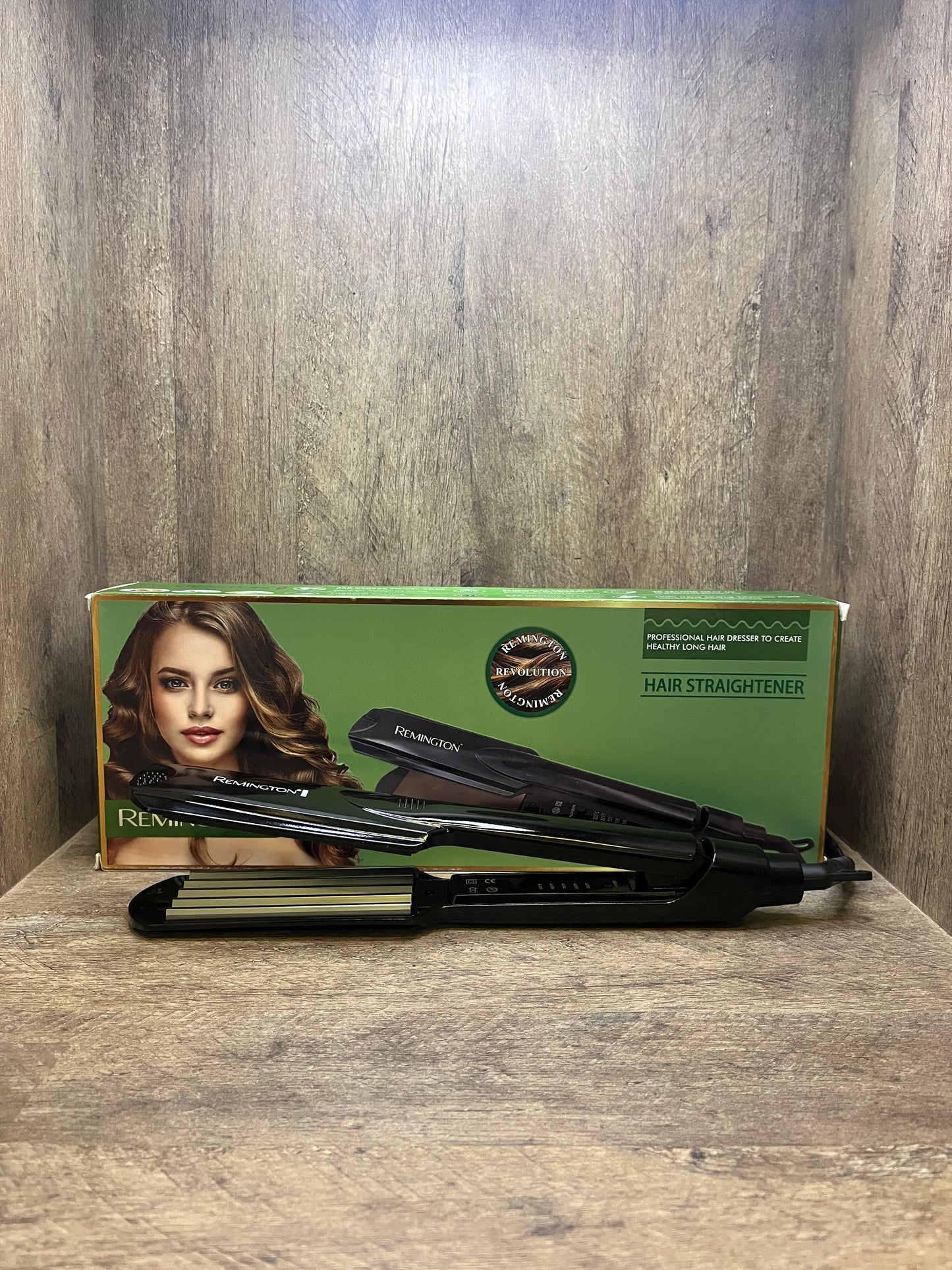 Remington Professional Hair Straightener Crimper in black –  Adjustable Heat Iron