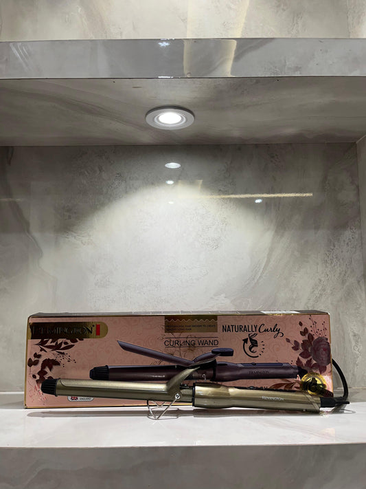 Remington  Professional Curling Wand for Naturally Curly Hair – Adjustable Heat