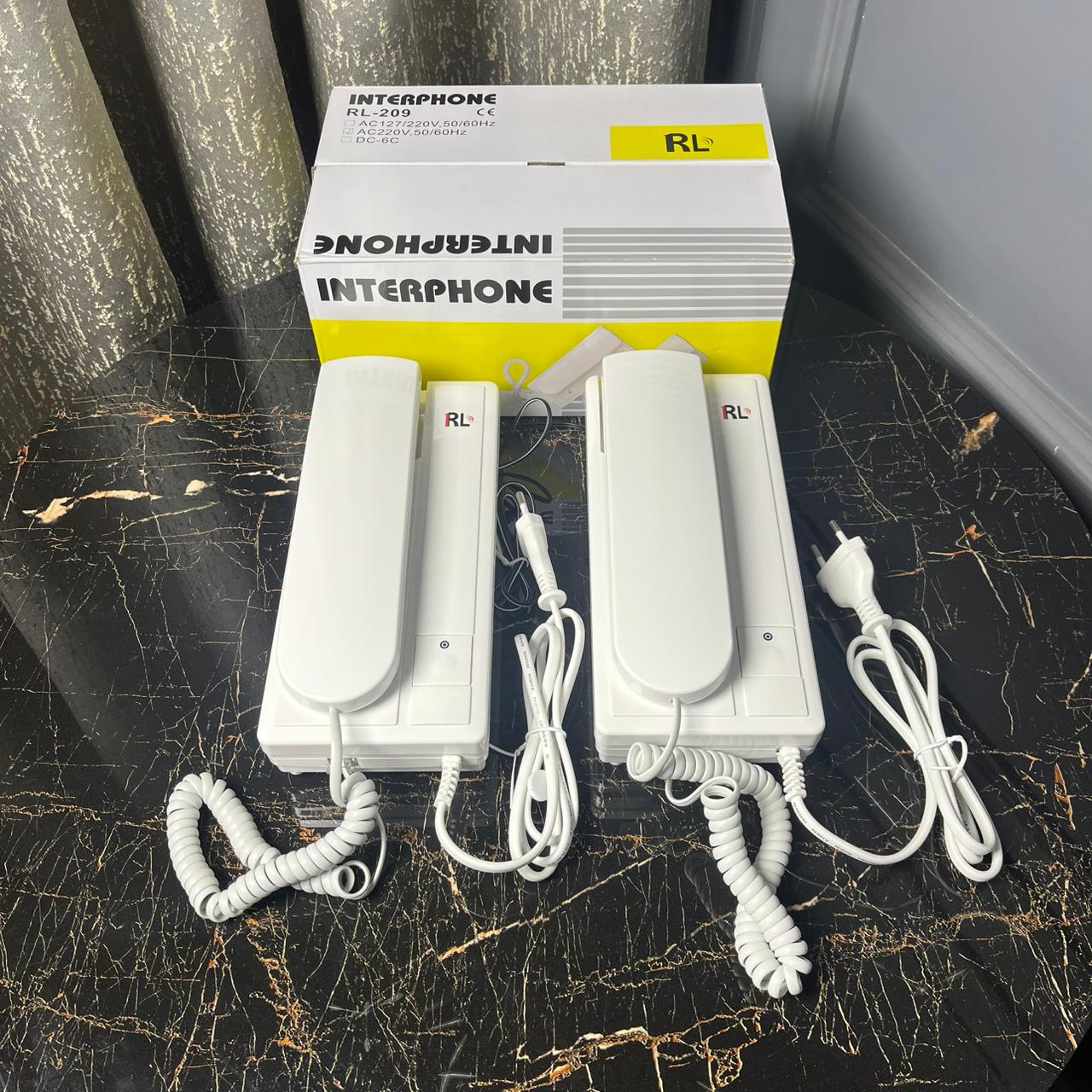 RL Intercom System RL-209 | Wired Home Interphone | 2-Way Door Phone Intercom