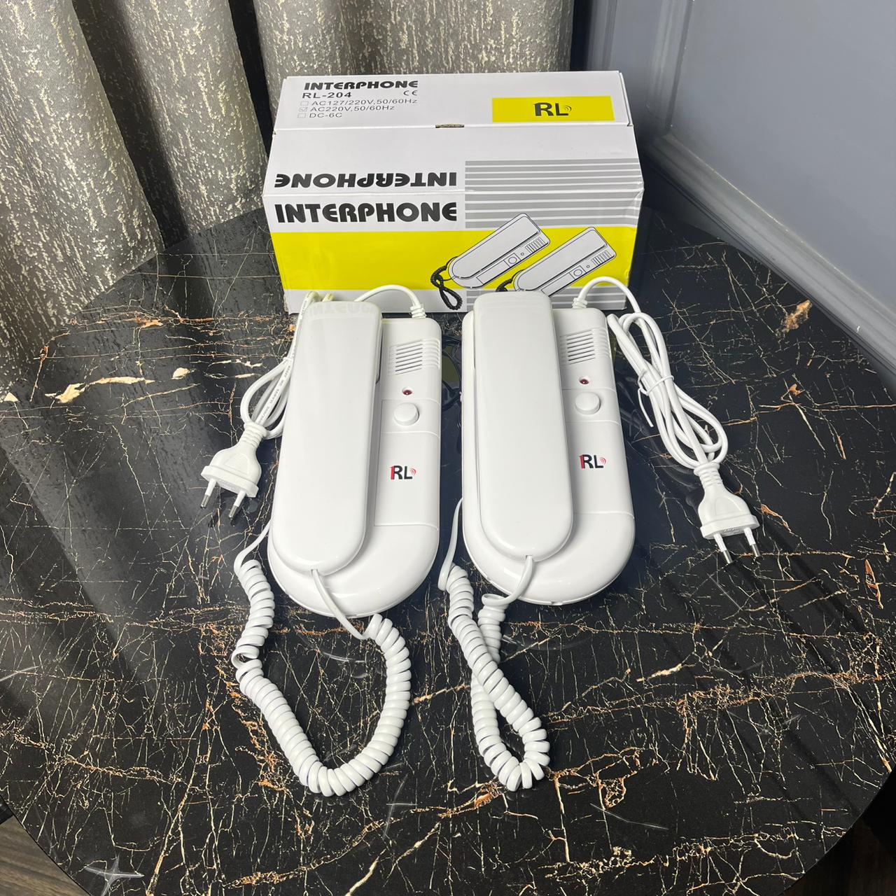 RL Intercom System RL-204 | Wired Home Interphone | 2-Way Door Phone Intercom