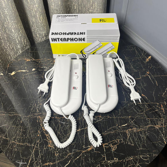 RL Intercom System RL-204 | Wired Home Interphone | 2-Way Door Phone Intercom