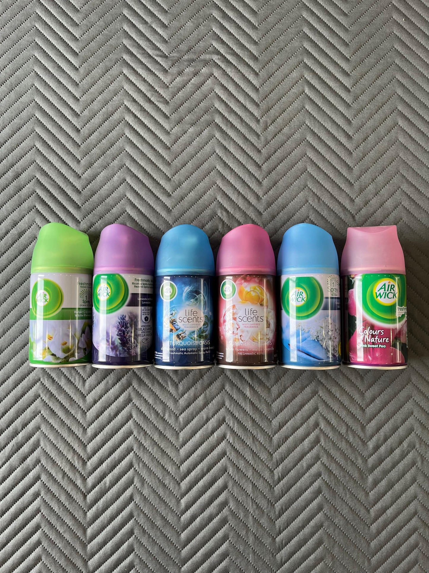 Air Wick Air Freshener Refill  – 6 Scents (250ml Each)