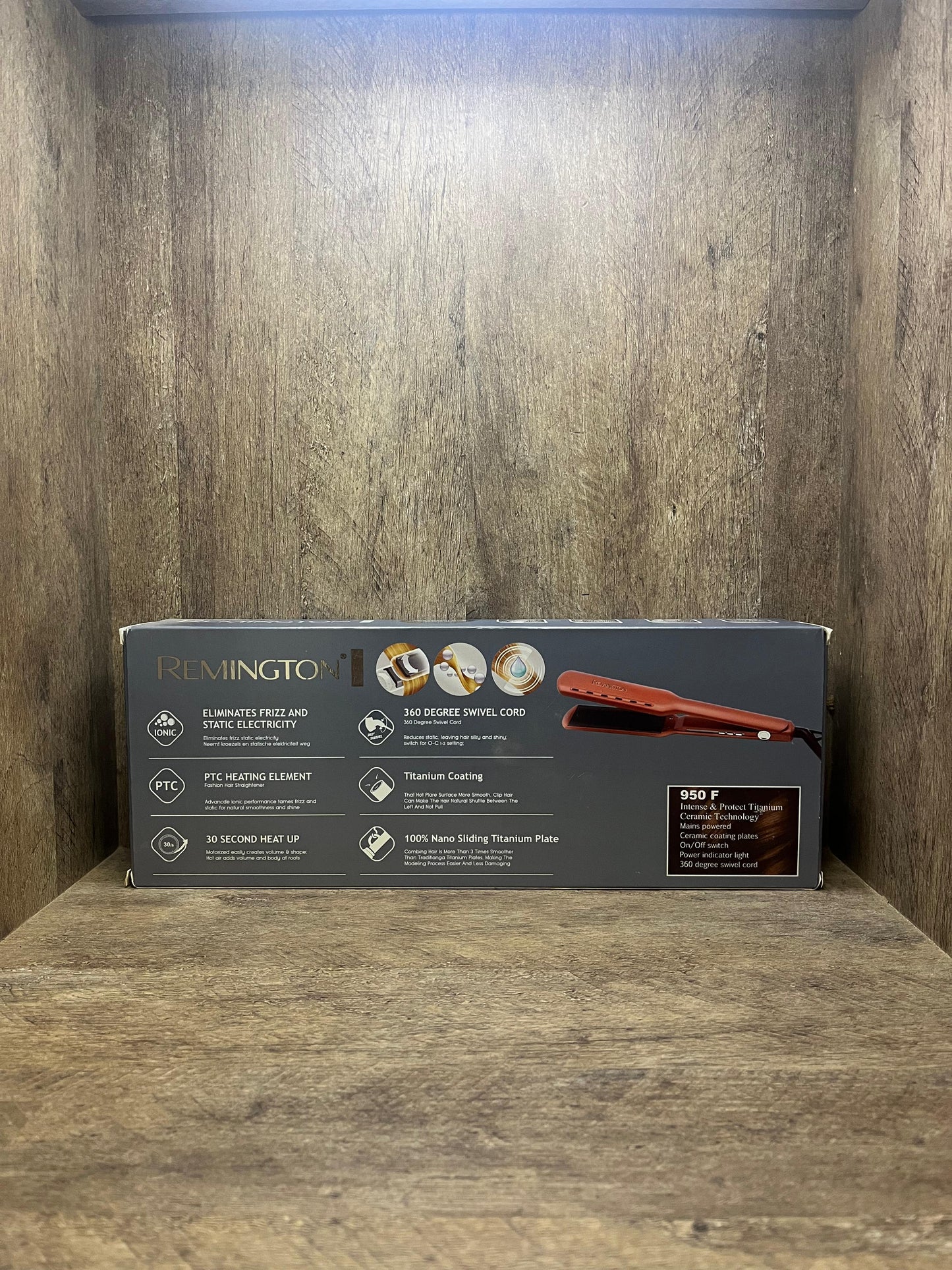 Remington Professional Hair Straightener – Wide Plate with heat adjustable