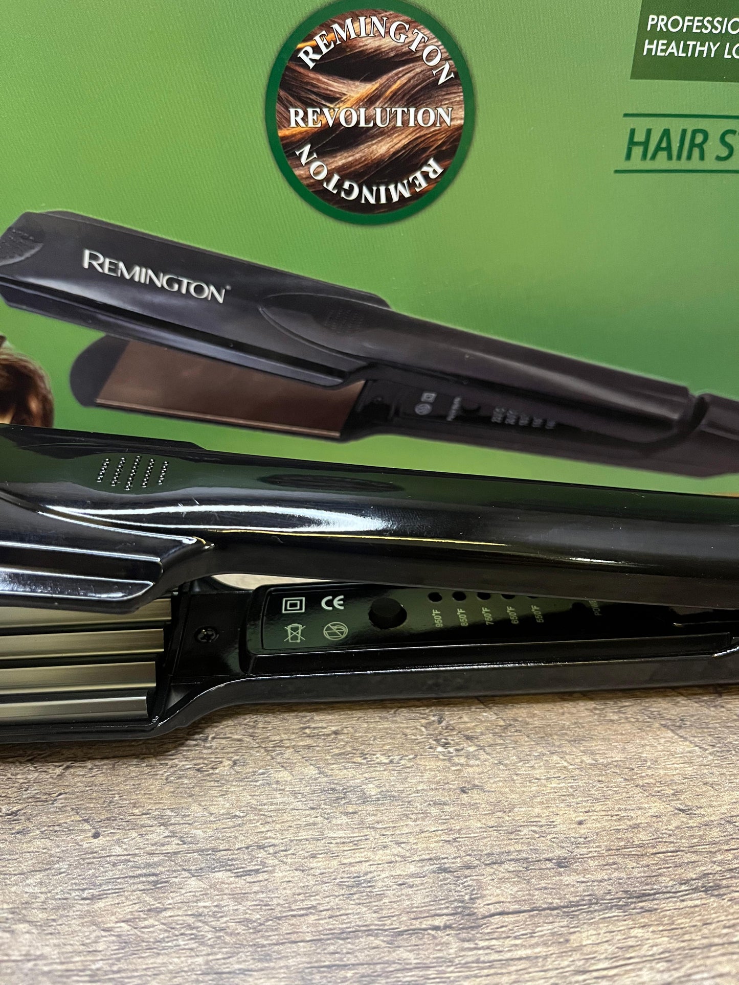 Remington Professional Hair Straightener Crimper in black –  Adjustable Heat Iron