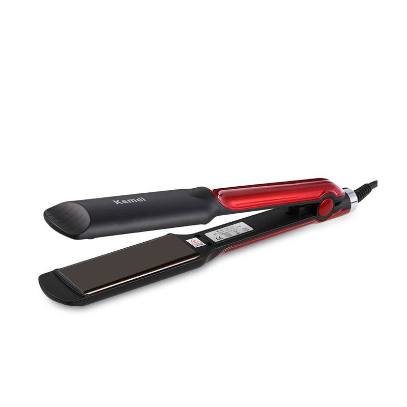 Kemei KM-531 Hair Straightener – Flat Iron for Women with Fast Heating – 6 months warranty