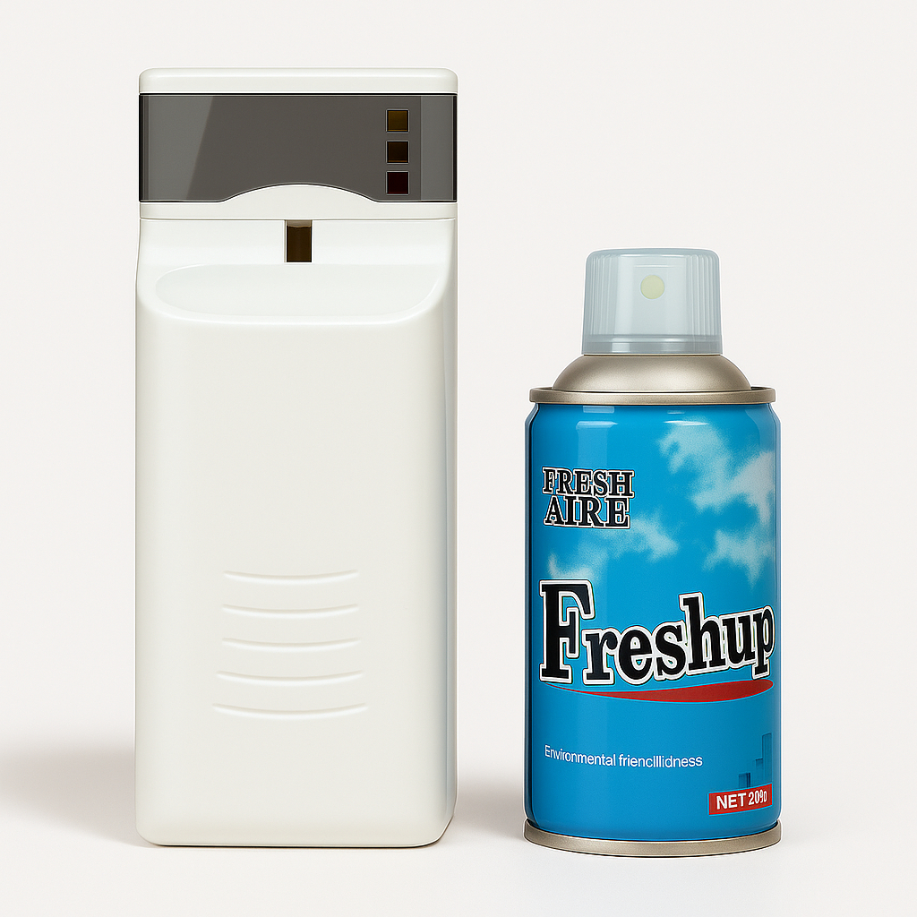 Deluxe Automatic Air Freshener Dispenser with Free Air Freshener & D-Size Batteries