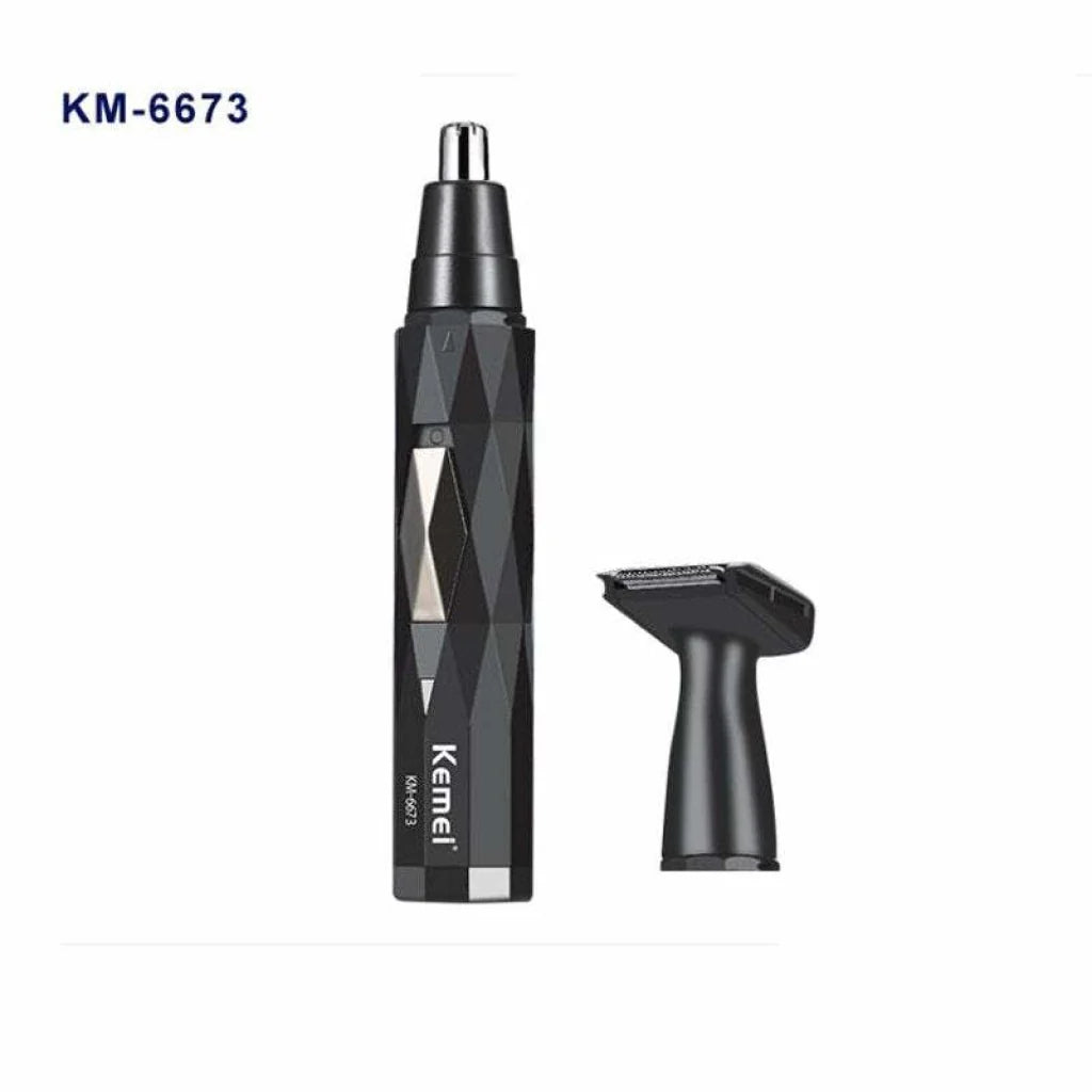 KM-6673 2in1 nose trimmer