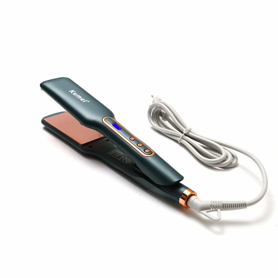 Kemei KM-8879 Professional Hair Straightener – Digital Display – 6 months warranty